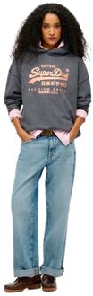Superdry Vintage sweatshirt voor dames van Superdry Grijs