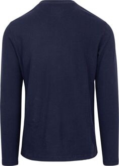 Superdry Waffle T-Shirt Navy Blauw - XXL