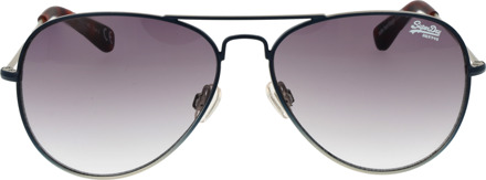 Superdry Zonnebril SDS Heritage 002 58 Blauw - One Size
