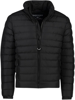 Superdry Zwarte Donsjas Superdry , Black , Heren - Xl,L