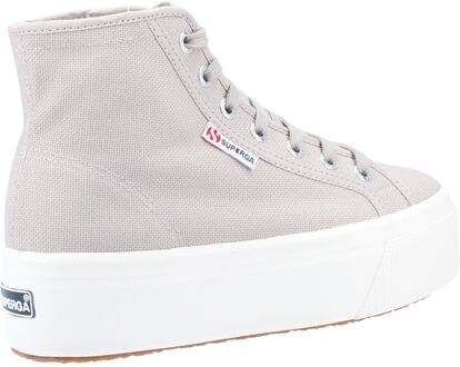 Superga 2708 HI Top Cotton Dameslaarzen Grijs Colomba/Wit Avorio - EU 38.5 / UK 5.5