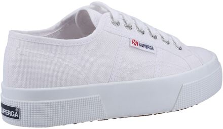 Superga 2740 Katoenen Platform Damestrainers Wit - EU 40.5 / UK 7