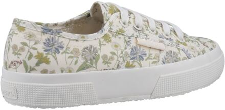 Superga 2750 Floral Print Cotton Damestrainers Wit/Bloemenprint - maat EU 39/ UK 6 Groen