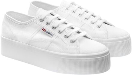 Superga 2790 Cotw Line Up And Down Lage sneakers - Dames - Wit - Maat 37