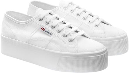 Superga 2790 Cotw Line Up And Down Lage sneakers - Dames - Wit - Maat 38