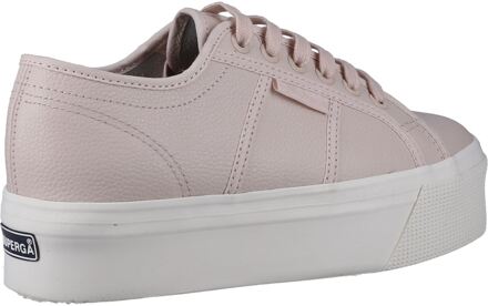 Superga 2790 Leren Vrouwen Roze Amandel Trainers - maat EU 40.5 / UK 7