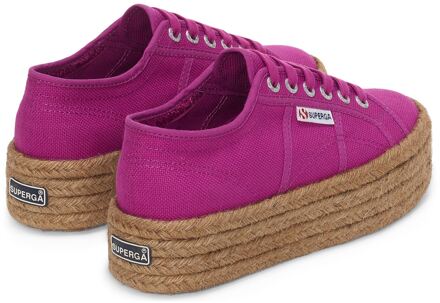 Superga 2790 Touw 100% Katoen Dames Violet Paars Trainers