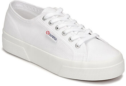 Superga Lage Sneakers Superga 2740 COTON PLATFORM" Wit - 36,38,39,40,41