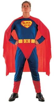 Superheld kostuum volwassenen Multikleur - Print