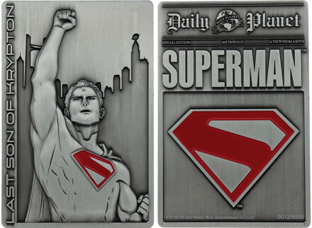 Superman 2025 Ingot Last Son of Krypton Limited Edition
