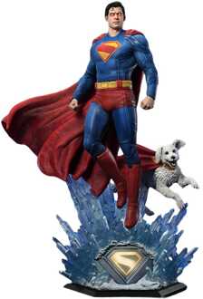 Superman (2025) Real Elite Masterline Series Statue 1/3 Superman with Krypto Bonus Version 95 cm