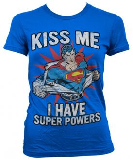 Superman Blauw Superman girly t-shirt Multi