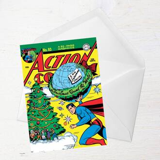 Superman Christmas Tree Greetings Card - Giant Card
