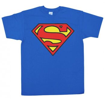 Superman Classic logo DC Comics Heren Maat XL