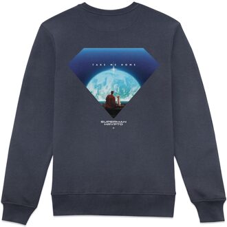 Superman Earth View Hope Sweatshirt - Navy - 3XL Blauw