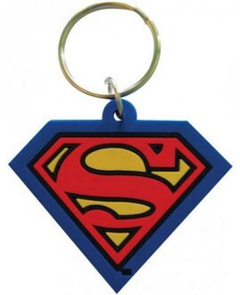 Superman Rubberen sleutelhanger met ijzeren ring Superman
