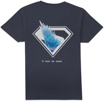 Superman Solitude Hope Unisex T-Shirt - Navy - M Blauw