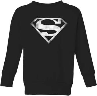 Superman Spot Logo Kids' Sweatshirt - Black - 146/152 (11-12 jaar) - Zwart - XL