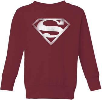 Superman Spot Logo Kids' Sweatshirt - Burgundy - 98/104 (3-4 jaar) Rood - XS