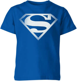 Superman Spot Logo Kids' T-Shirt - Blue - 122/128 (7-8 jaar) Blauw - M