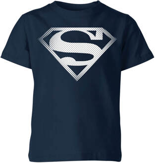 Superman Spot Logo Kids' T-Shirt - Navy - 110/116 (5-6 jaar) - Navy blauw