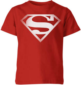 Superman Spot Logo Kids' T-Shirt - Red - 122/128 (7-8 jaar) - Rood - M