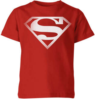 Superman Spot Logo Kids' T-Shirt - Red - 122/128 (7-8 jaar) Rood - M