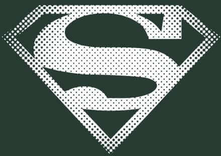 Superman Spot Logo Men's T-Shirt - Green - L Groen