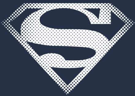Superman Spot Logo Men's T-Shirt - Navy - XL Blauw