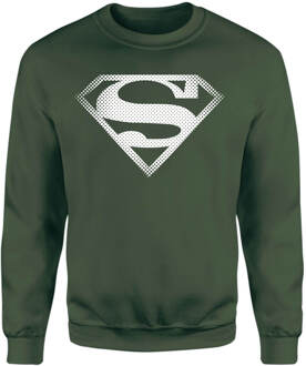 Superman Spot Logo Sweatshirt - Green - XXL - Groen