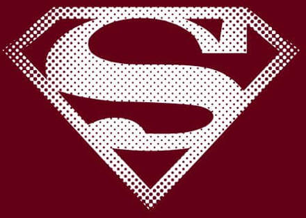 Superman Spot Logo Women's T-Shirt - Burgundy - L - Burgundy
