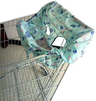 Supermarkt Houden Schoon Winkelwagen Kussen Reizen Opvouwbare Bescherming Stofdicht Cover Draagbare Pad Elastische Winkelen Kids Eetkamerstoel