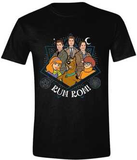 Supernatural T-Shirt Scoobynatural Group Ruh Roh Size XL