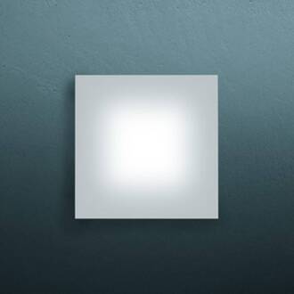 Superplatte led-wandlamp SOLE 12 cm wit