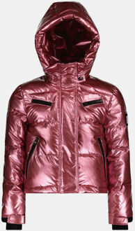 Superrebel Spicy Girls Hooded Metallic Ski-Jas Junior Roze - 12 Years