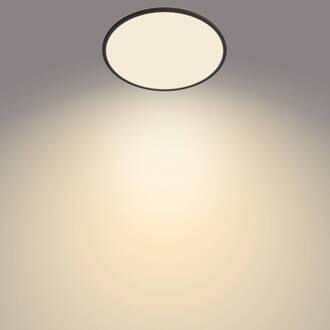 SUPERSLIM Plafondlamp LED 1x22W/2000lm Rond Zwart