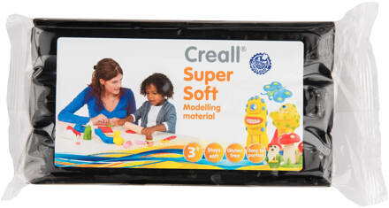 Supersoft Klei Blok 500gr Zwart