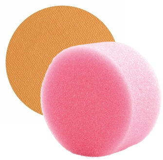 Superstar Carnaval schmink met sponsje - camel bruin - gezicht/lichaam - 16 ml - kind/volwassenen