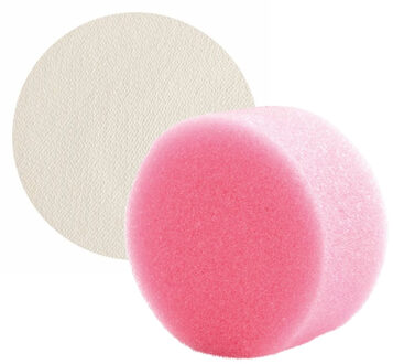 Superstar Carnaval schmink met sponsje - grauw wit - gezicht/lichaam - 16 ml - kind/volwassenen