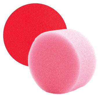 Superstar Carnaval schmink met sponsje - kersenrood - gezicht/lichaam - 16 ml - kind/volwassenen