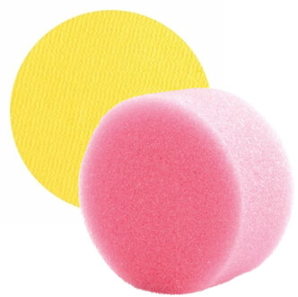 Superstar Carnaval schmink met sponsje - lichtgeel - gezicht/lichaam - 16 ml - kind/volwassenen