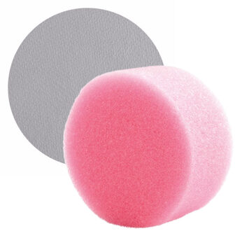 Superstar Carnaval schmink met sponsje - lichtgrijs - gezicht/lichaam - 16 ml - kind/volwassenen