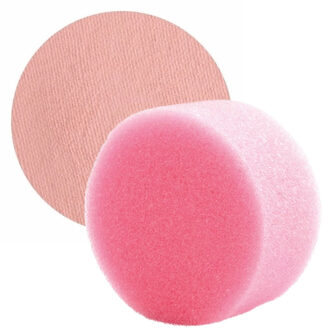 Superstar Carnaval schmink met sponsje - lichtroze - gezicht/lichaam - 16 ml - kind/volwassenen