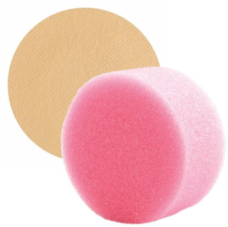 Superstar Carnaval schmink met sponsje - lijkwit - gezicht/lichaam - 16 ml - kind/volwassenen