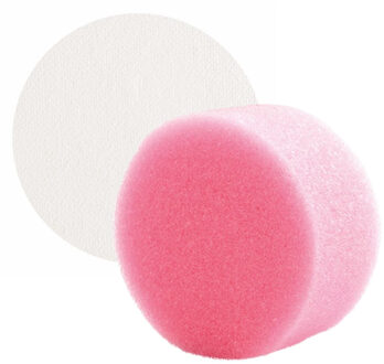 Superstar Carnaval schmink met sponsje - wit - gezicht/lichaam - 16 ml - kind/volwassenen