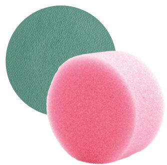 Superstar Carnaval schmink met sponsje - zeeblauw - gezicht/lichaam - 16 ml - kind/volwassenen