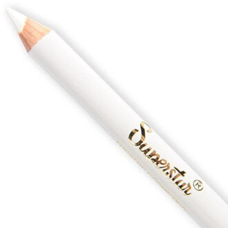 Superstar Dermatographe schmink potlood - wit - 12 cm - fijne punt - aflijnen van vlakken