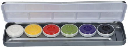 Superstar Face / Body paint set - Halloween - multi kleuren - schmink / make-up - waterbasis