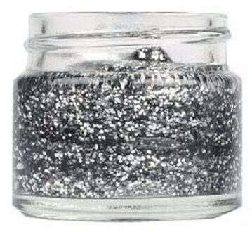 Superstar Glittergel voor lichaam/gezicht en haar - zilver - 15 ml