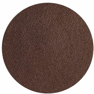 Superstar grimeer schmink - donkerbruin - 16 gram - carnaval/verkleed thema